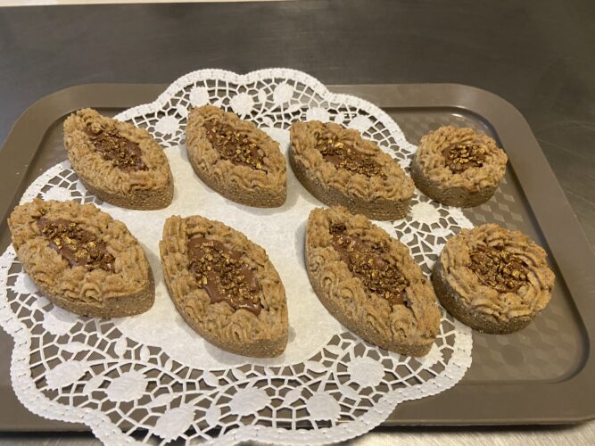 crostatine frolla montata nocciola