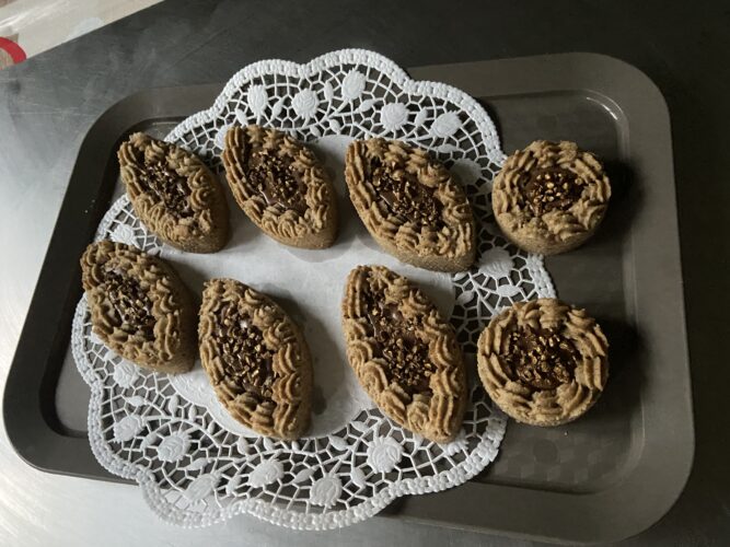 crostatine frolla montata nocciola