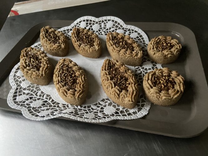 crostatine frolla montata nocciola