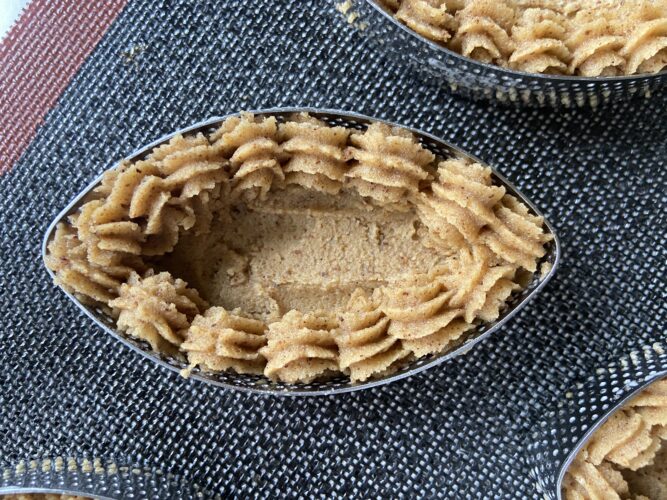 mini tart montate nocciola fomatura