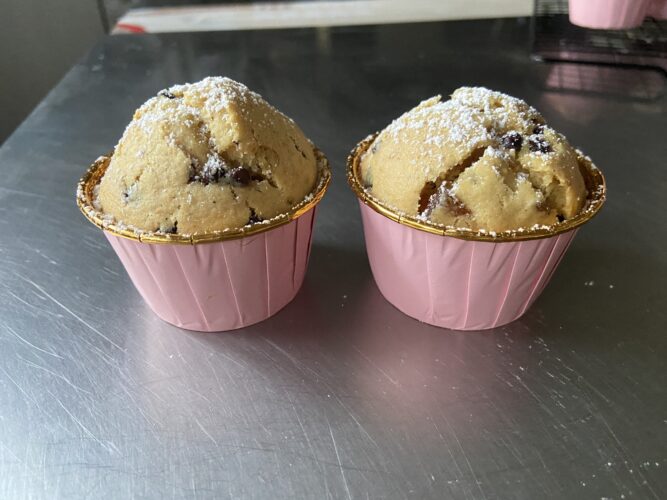 muffin pere cioccolato tonka burro liquido