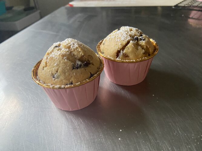 muffin pere cioccolato tonka burro liquido