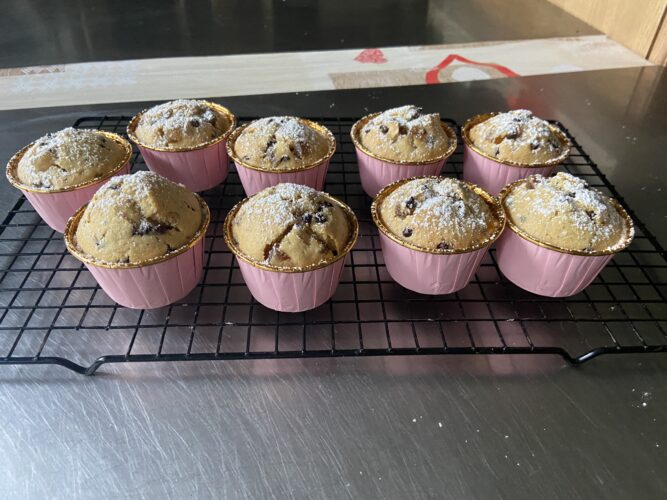 muffin pere cioccolato tonka burro liquido