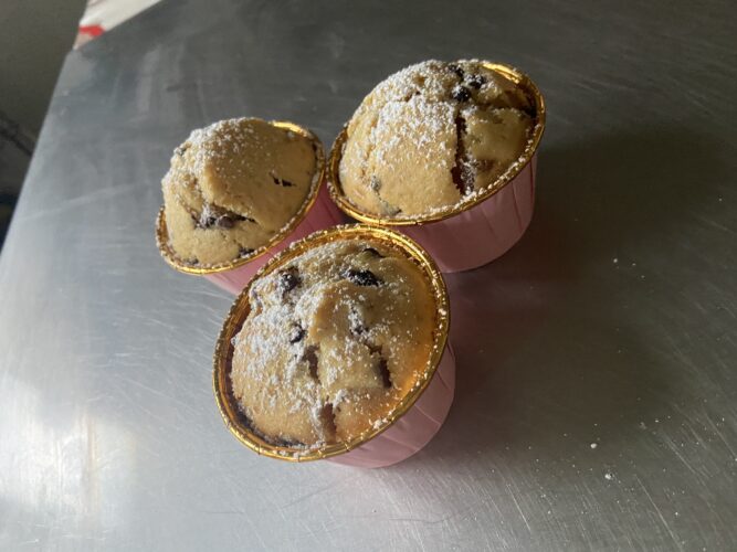 muffin pere cioccolato tonka burro liquido