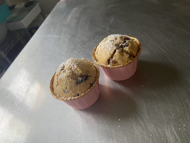 muffin pere cioccolato tonka burro liquido