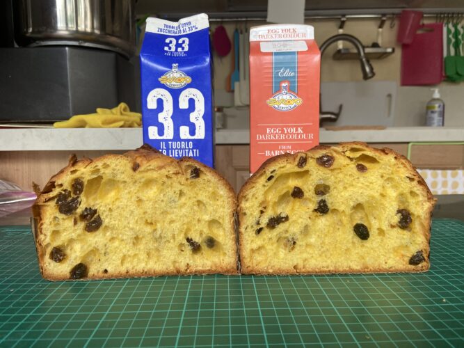 panettone tuorlo confronto diretto