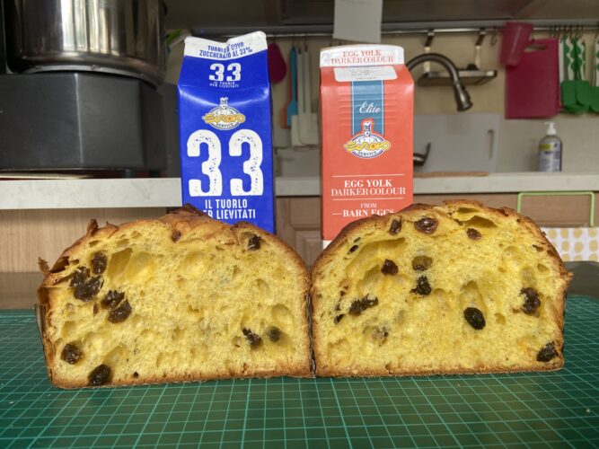 panettone tuorlo confronto diretto