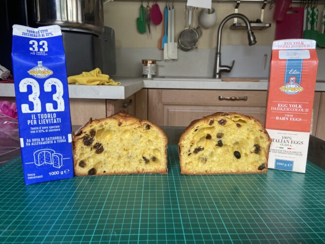 panettone tuorlo confronto diretto