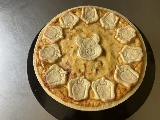 ricotta robiola peperoni torta salata