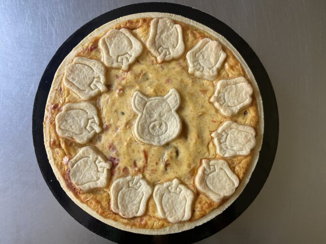 ricotta robiola peperoni torta salata
