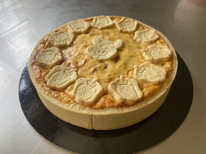 ricotta robiola peperoni torta salata