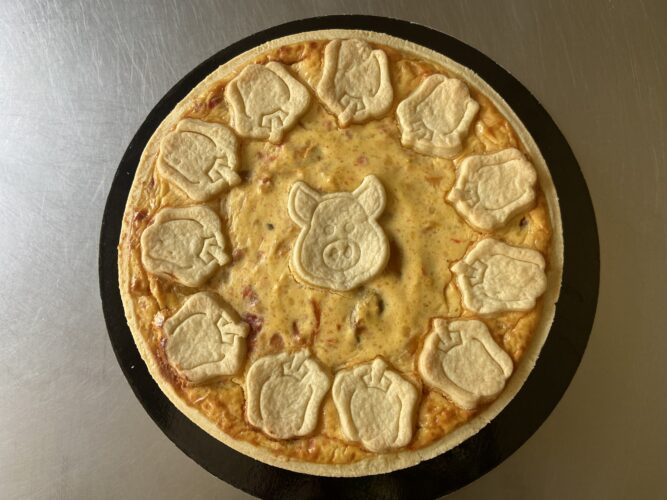 ricotta robiola peperoni torta salata