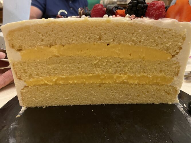 sezione torta compleanno