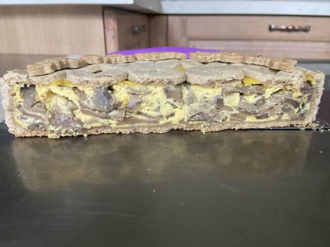 sezione torta funghi