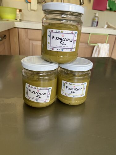 spalmabile densa pistacchio senza lattosio