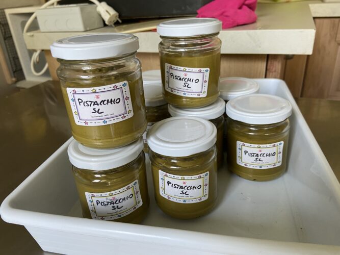 spalmabile densa pistacchio senza lattosio