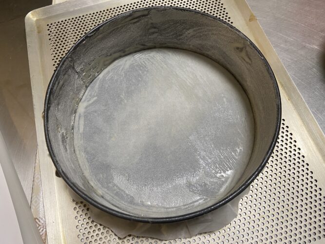 torta mele burro liquido lavorazione