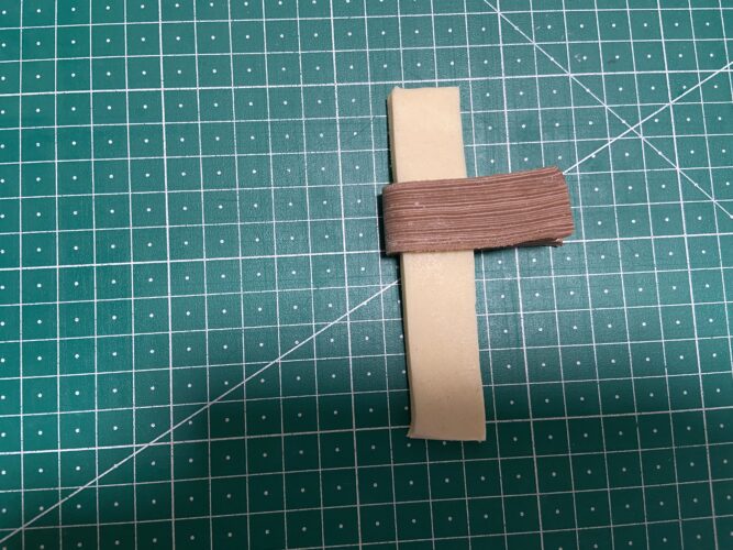 quadretto croissant bicolor