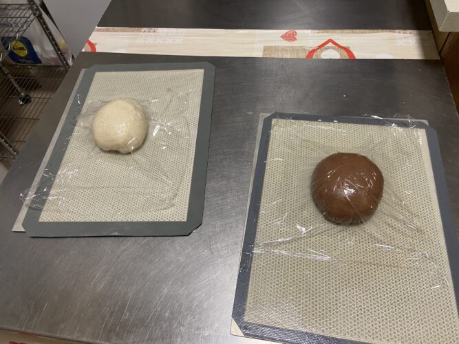 quadretto croissant bicolor