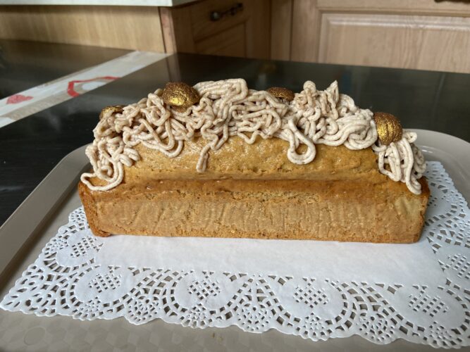 cake alle castagne facile
