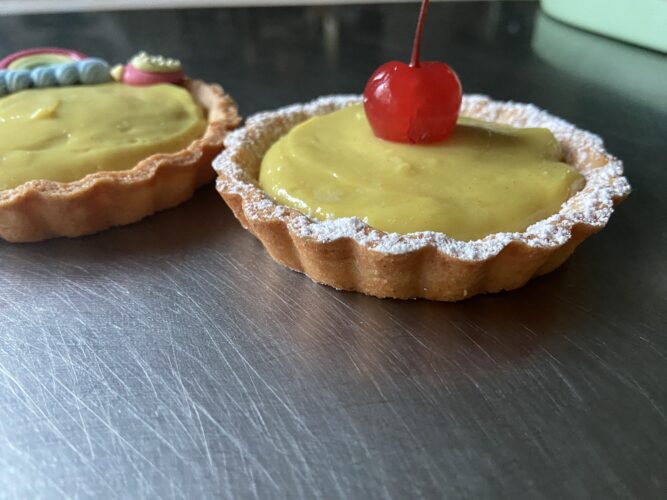 crostatine vegane con crema vegetale
