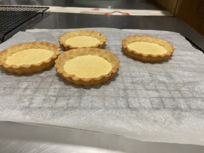 crostatine vegane con crema vegetale