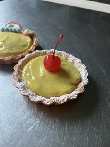 crostatine vegane con crema vegetale