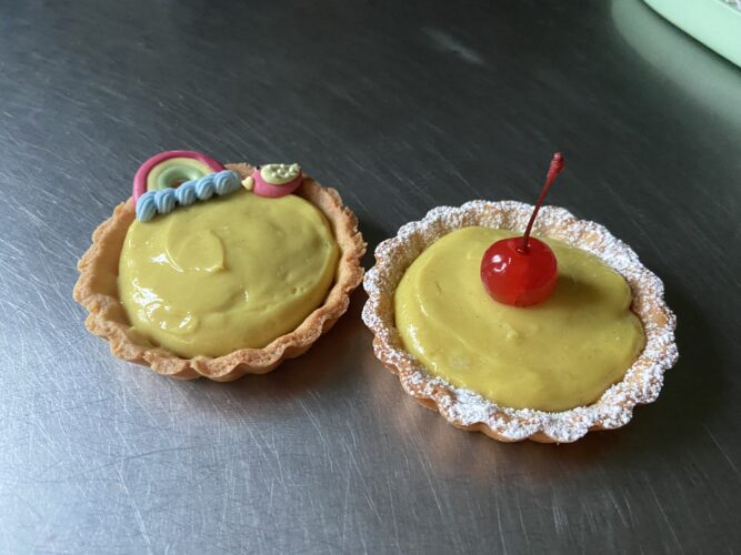 crostatine vegane con crema vegetale