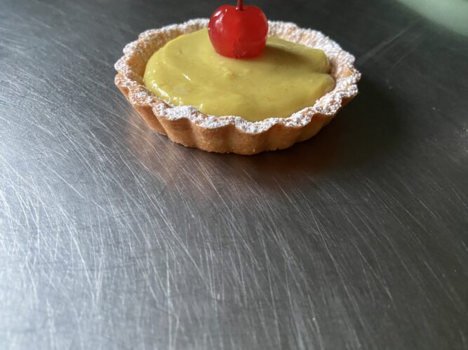 crostatine vegane con crema vegetale