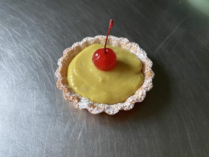 crostatine vegane con crema vegetale