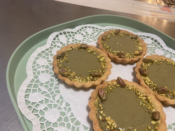 crostatine vegane pistacchio