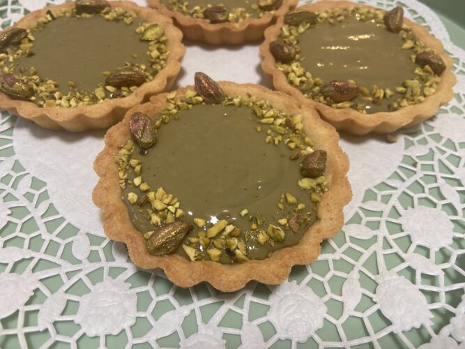 crostatine vegane pistacchio