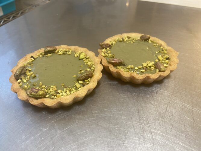 crostatine vegane pistacchio