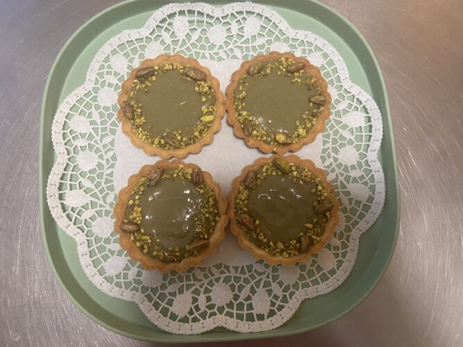crostatine vegane pistacchio