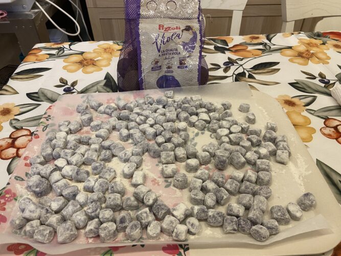 gnocchi patate viola