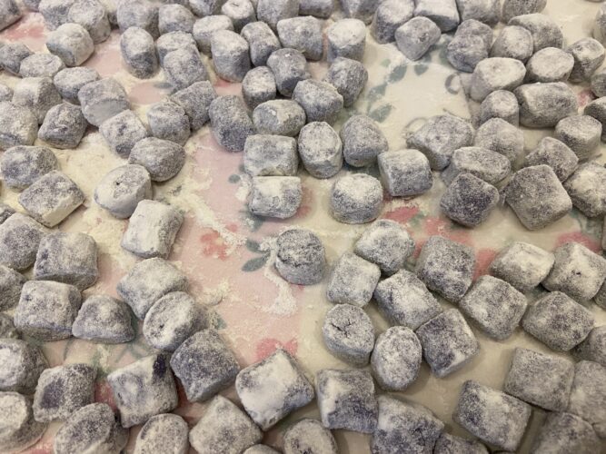 gnocchi patate viola