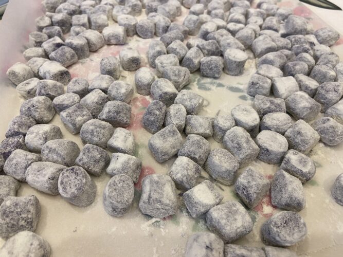 gnocchi patate viola