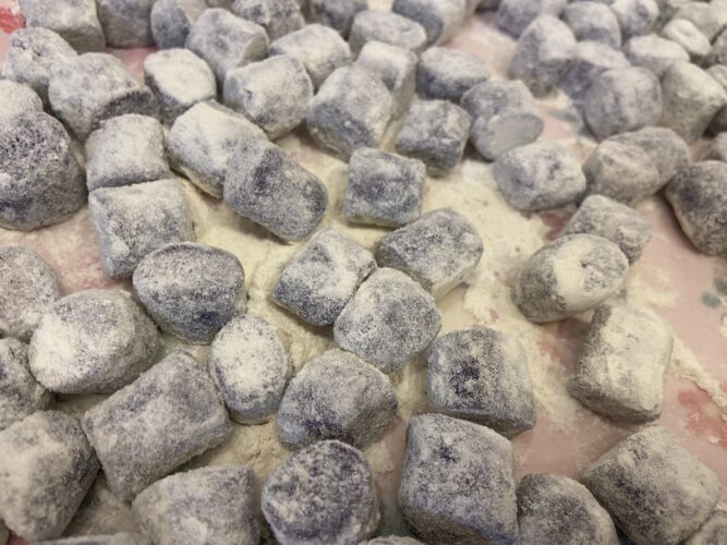 gnocchi patate viola