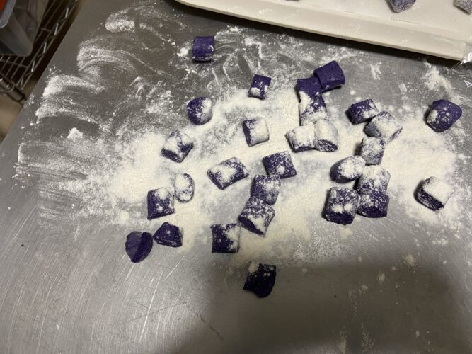 gnocchi patate viola
