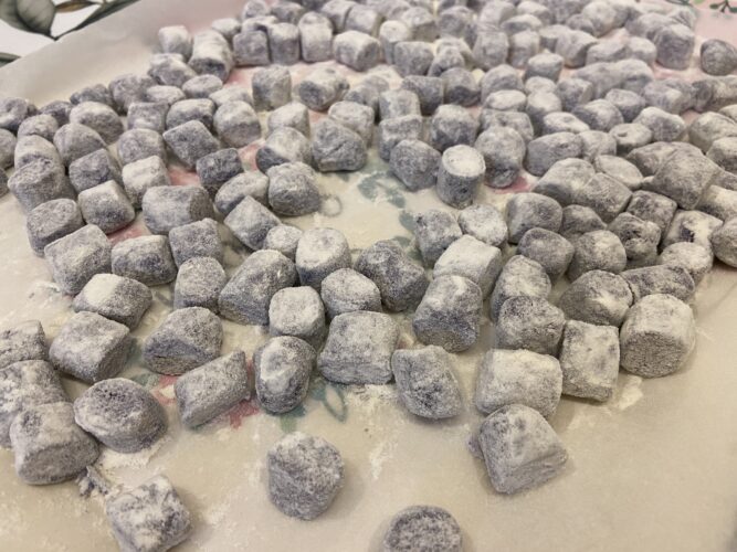 gnocchi patate viola