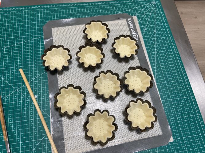 mini flan zucca sfoglia