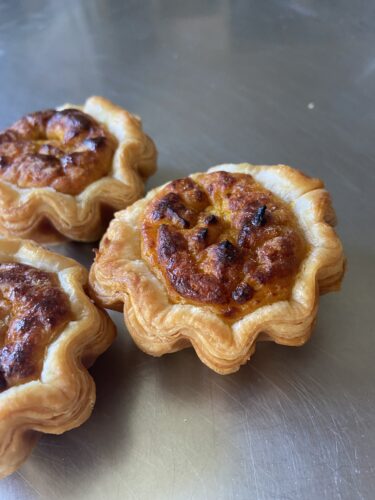 mini flan zucca sfoglia