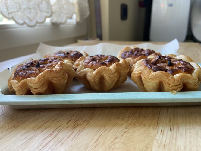 mini flan zucca sfoglia