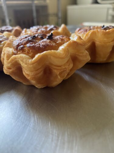 mini flan zucca sfoglia