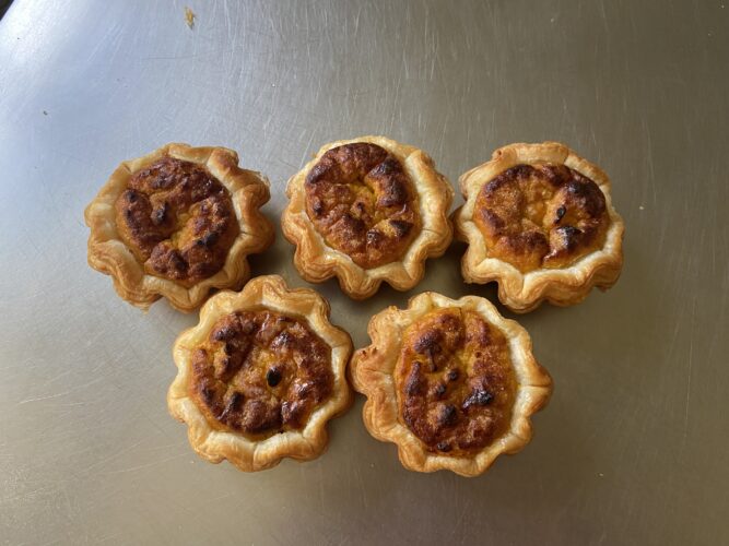 mini flan zucca sfoglia