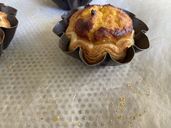 mini flan zucca sfoglia