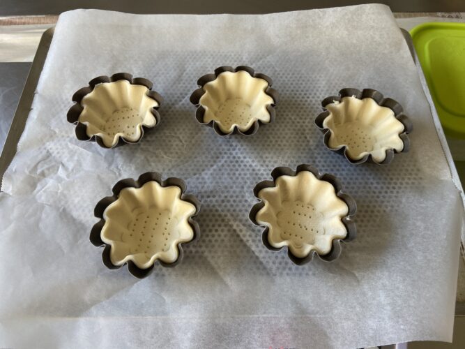 mini flan zucca sfoglia