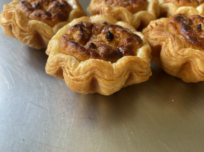mini flan zucca sfoglia