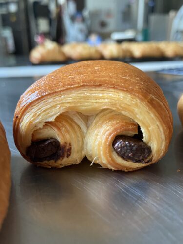 mini pain au chocolate crociato
