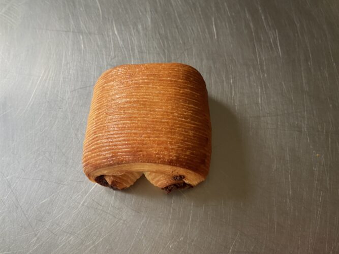 mini pain au chocolate crociato
